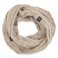 C.C Genuine Ribbed Angora Cable Infinity Scarf