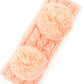 IndiPink Cozy and playful, this double pom kids headband features a soft fuzzy lining that keeps little ones warm and comfortable. The vibrant pom-poms add a fun touch to any outfit, while the stretchy one-size fit grows with your child. Made from durable 100% acrylic, it's easy to care for and built to last through all their adventures.