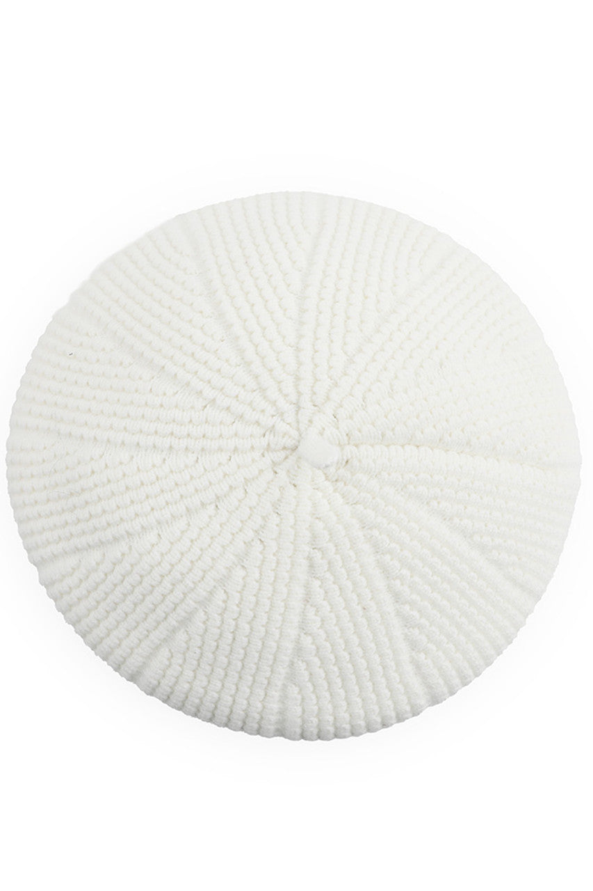 
Ivory C.C. Scalloped Wave Pattern Beret features distinctive wave texturing for dimensional appeal. Precision-knit with premium materials for optimal comfort and durability. The classic beret silhouette with contemporary scalloped detailing offers versatile styling options for both casual and elevated looks.
