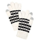 Ivory-Cozy Colorblocked Smart Touch Gloves, Made with soft and durable materials, these gloves also have smart touch technology that allows you to use your touchscreen devices without having to take them off. Perfect for cold weather and busy lifestyles. Ideal for gifting, sharing, or stocking up.