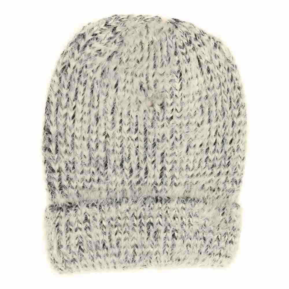 Ivory Fuzzy Two Tone Beanie offers expert craftsmanship with a focus on warmth and texture. Featuring a sophisticated dual-color design, this beanie delivers both aesthetic appeal and superior insulation. Its plush, fuzzy fabric provides a soft touch that retains heat effectively, making it an essential accessory for cold weather. The sleek fit ensures comfort without sacrificing style, perfect for those seeking a blend of functionality and refined winter wear. 