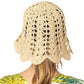 Ivory Open Weave Straw Bucket Hat - the perfect accessory for sunny days! Made with an open weave design, this hat keeps you cool while shielding you from the sun. Plus, the solid color adds a touch of sophistication to any outfit. Stay stylish and protected with our bucket hat!