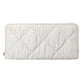 Ivory Shiny Faux Leather Padded Wallet with Wristlet offers a sleek and stylish solution for storing your essentials. Its shiny faux leather material adds a touch of sophistication, while the padded design keeps your valuables safe. The attached wristlet also provides convenience and hands-free carrying. 