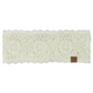 Ivory Wrap your head in cozy comfort with this charming C.C Flower Pattern Crocheted Headwrap. Featuring an intricate flower design crafted from soft 100% acrylic, this winter headband offers warmth without the bulk. The generous 10" x 4" dimensions provide a perfect fit for one size, making it an easy grab-and-go accessory for chilly days. Whether you're heading out for errands or settling in at home, this versatile headwrap adds a touch of style while keeping you snug and warm.