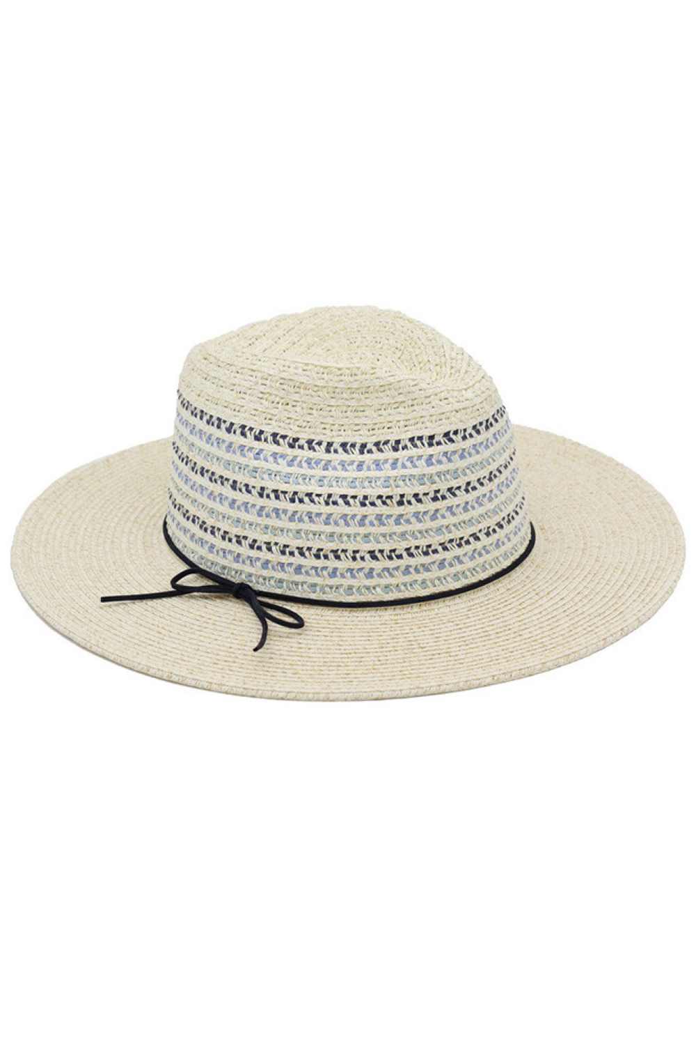 Ivory Stay protected and stylish with this multicolor woven straw fedora sun hat. Crafted from a breathable blend of 80% paper and 20% polyester, it features a classic ribbon band detail and delivers UPF 50+ UV protection for all-day sun safety. Perfect for beach days, outdoor events, or casual summer wear. Lightweight and comfortable, this versatile hat complements any warm-weather wardrobe.