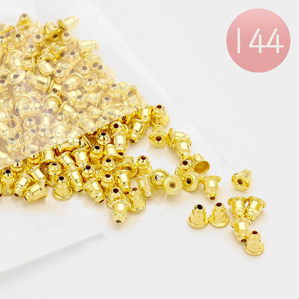 Madeline Love Gold 144PCS - Earring Bullet Clutch Backs - Jewelry