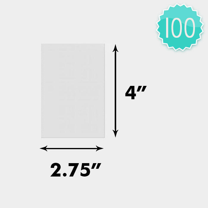 Madeline Love Clear 100 PCS - 2.75" X 4" Clear pastic jewelry bags