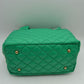 Stylish Diamond-Quilted Puffer Crossbody & Satchel Bag - Satchel Bag