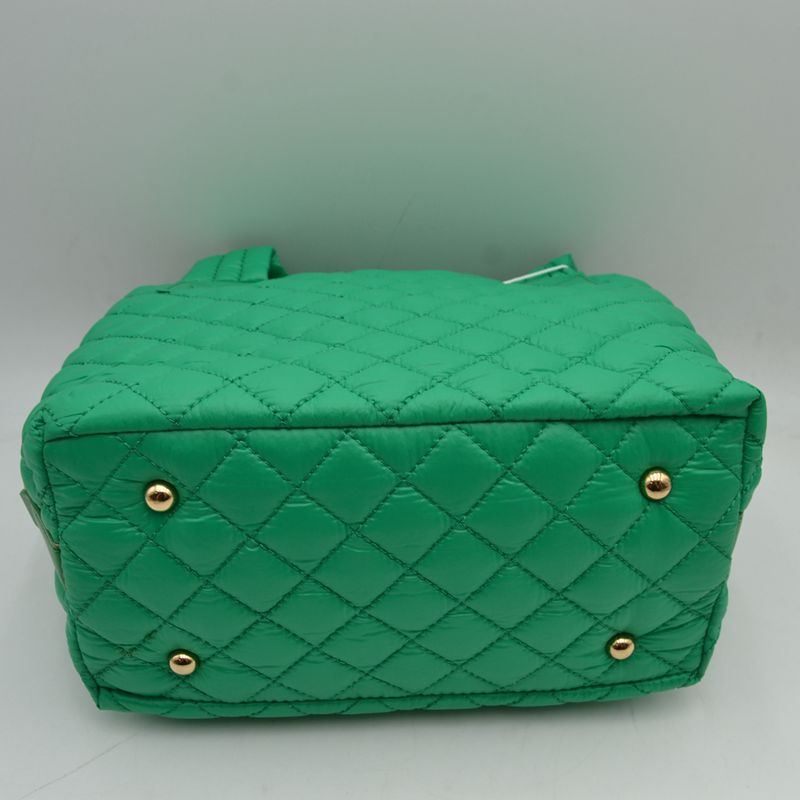 Stylish Diamond-Quilted Puffer Crossbody & Satchel Bag - Satchel Bag