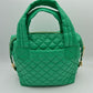 Stylish Diamond-Quilted Puffer Crossbody & Satchel Bag - Satchel Bag