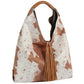 Rancher Cow Print Calf Hair Hobo