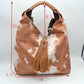 Rancher Cow Print Calf Hair Hobo