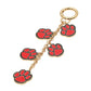 Madeline Love Black, Gold, Red GAME DAY Football Themed Paw Charm Dangle Keychain Bag Charm - Bags & Wallets - desc