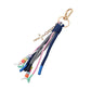 Madeline Love Gold, Multi Cross Charm Drop HAPPY LOVE Message Beaded Rope Tassel Keychain Bag Charm - Bags & Wallets - desc