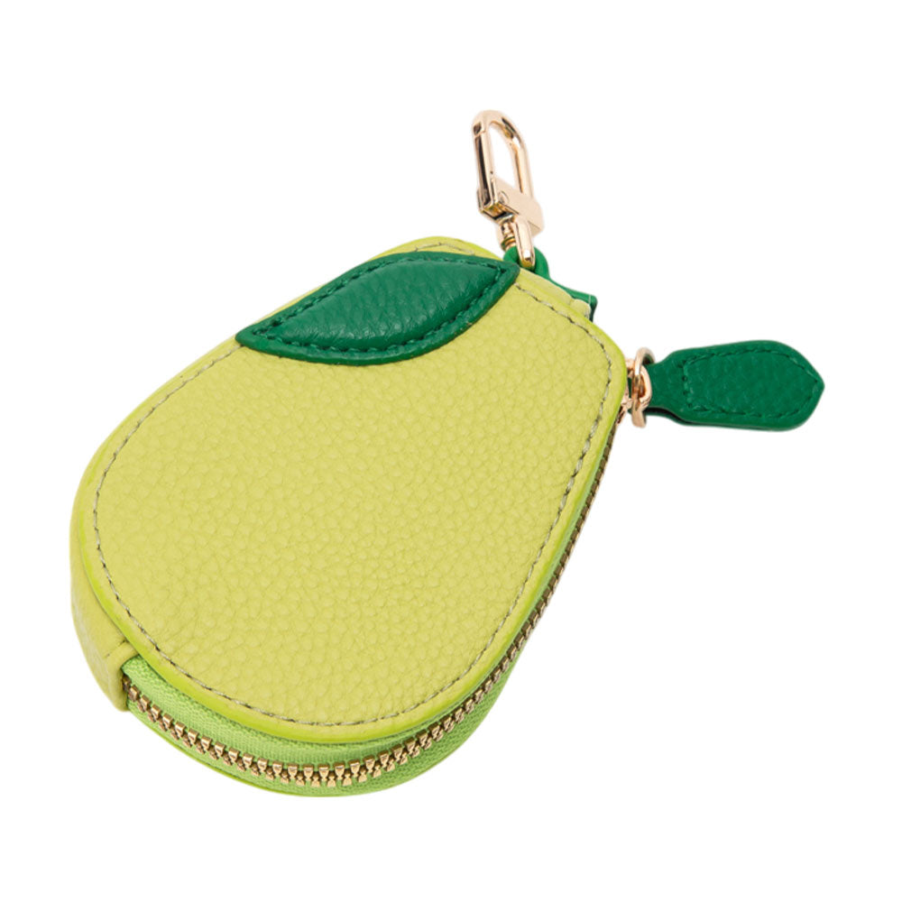 Madeline Love Green Faux Leather Fruit Keychain / Bag Charm / Coin Purse - Bags & Wallets - desc