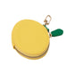 Madeline Love Yellow Faux Leather Lemon Keychain / Bag Charm / Coin Purse - Bags & Wallets - desc