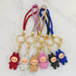 Madeline Love Fuchsia Bling Studded Monster Bunny Figure Phone Strap Keychain Bag Charm - Bags & Wallets - extra