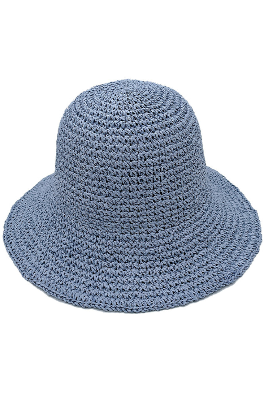 Solid Straw Bucket Hat offers superior sun protection while maintaining breathability. The solid construction ensures durability for extended wear, while the classic bucket silhouette provides versatile styling options. Designed with a structured brim that maintains its shape, this hat is an essential accessory for warm-weather activities and outdoor adventures. 