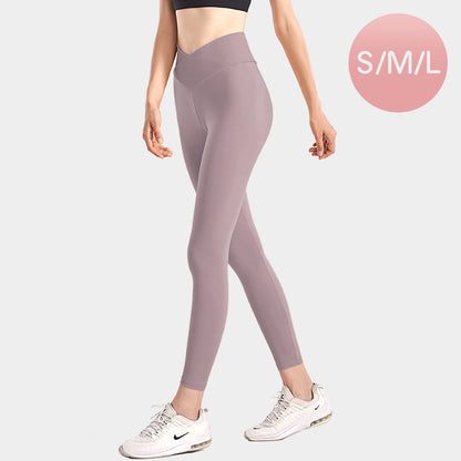 Madeline Love Violet Solid Color High Rise Tights - Apparel