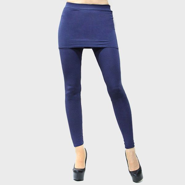 Madeline Love Blue Skirt Top Cotton Leggings - Apparel