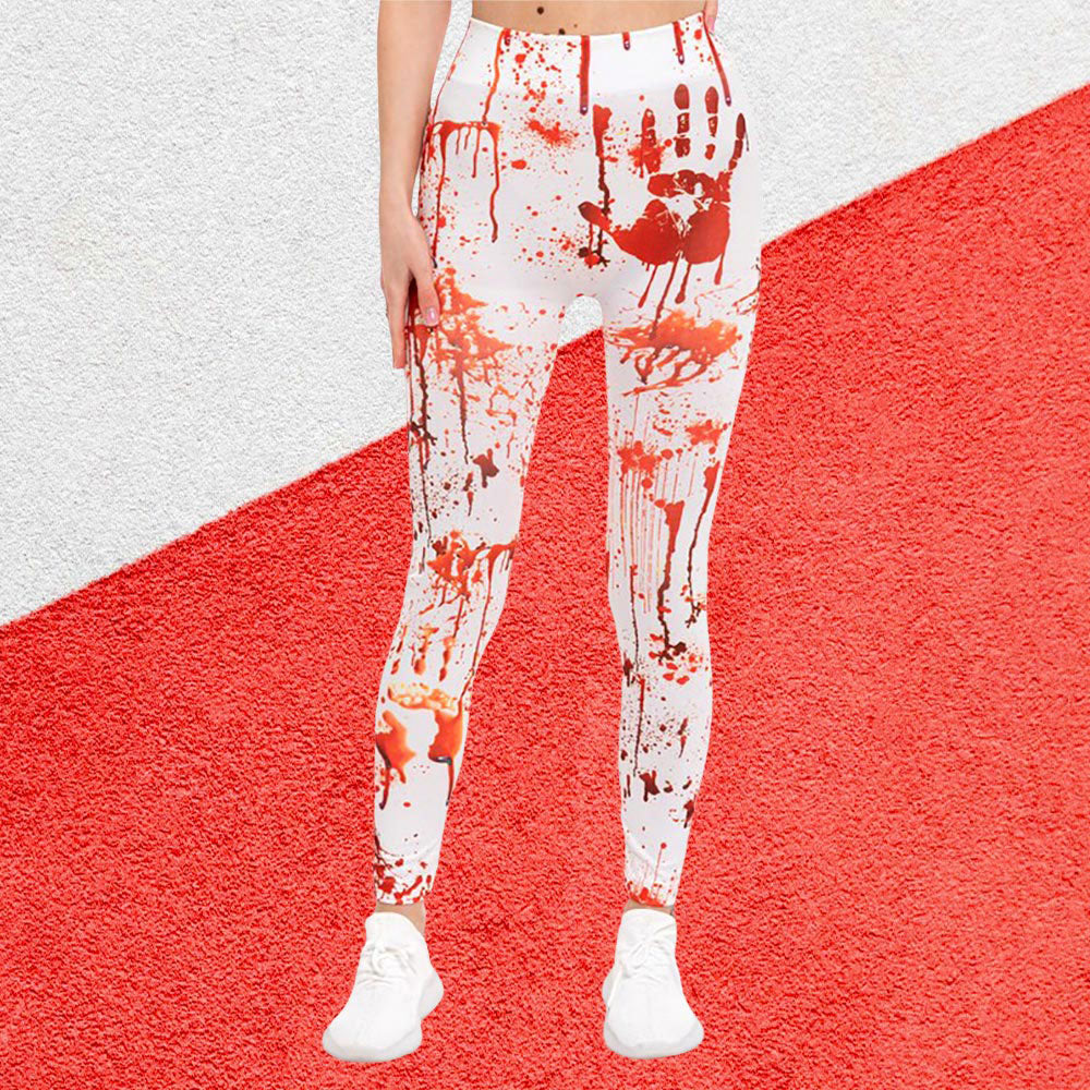 Madeline Love Red Bloody Leggings - Apparel