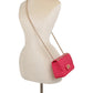 Chevron Quilted Flap Crossbody Bag with Chain Strap - Cross Body Bag