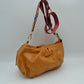 Vegan Leather Crossbody Bag with Guitar Strap - Crossbody Bags