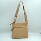 Quilted Crossbody Messenger Bag with Adjustable Strap - Crossbody Bags