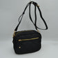 Lightweight Padded Shoulder Purse | Water-Resistant Crossbody Travel Bag - Black - Crossbody Bags