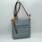 Women’s Kaylee Soft PU Vegan Leather 2 in 1 Tote Crossbody Bag - Blue - Crossbody Bags