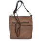 Kaylee Soft PU Vegan Leather 2 in 1 Tote Crossbody Bag