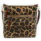 Women’s Kaylee Soft PU Vegan Leather 2 in 1 Tote Crossbody Bag - LEO - Crossbody Bags