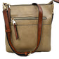 Women’s Kaylee Soft PU Vegan Leather 2 in 1 Tote Crossbody Bag - Bronze - Crossbody Bags