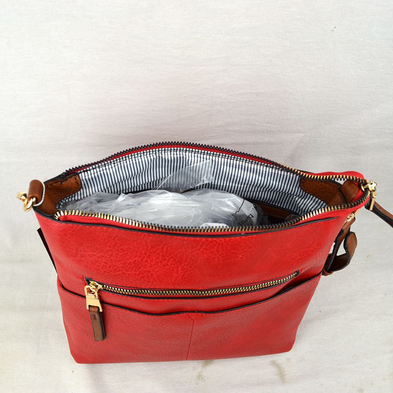 Women’s Kaylee Soft PU Vegan Leather 2 in 1 Tote Crossbody Bag - Crossbody Bags