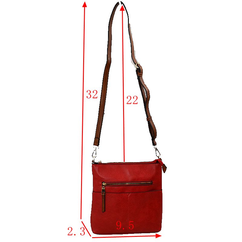 Women’s Kaylee Soft PU Vegan Leather 2 in 1 Tote Crossbody Bag - Crossbody Bags