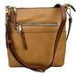 Women’s Kaylee Soft PU Vegan Leather 2 in 1 Tote Crossbody Bag - Stone - Crossbody Bags