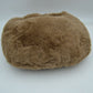 Fluffy Plush Crescent Hobo Handbag with Integrated Top Handle - Hobo Bags