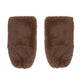 C.C Faux Fur Leg Warmers - Brown - Leg Warmer