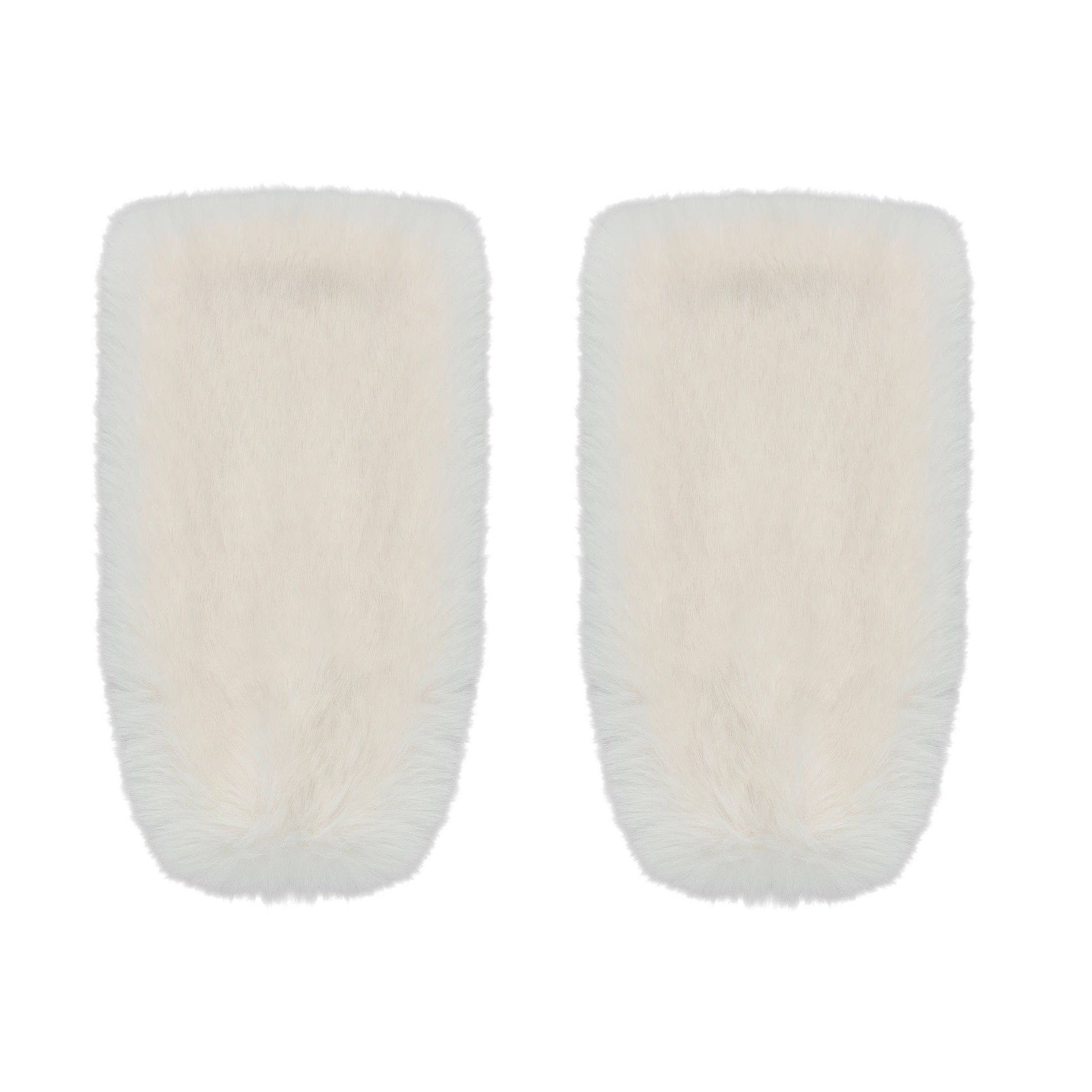 C.C Faux Fur Leg Warmers - Cream - Leg Warmer
