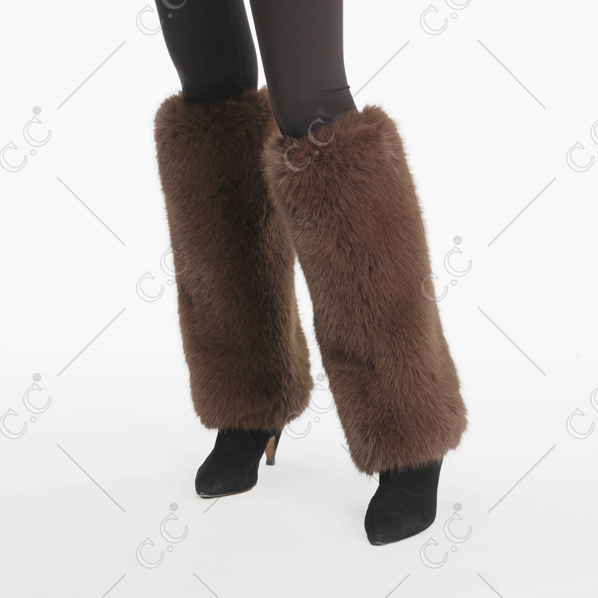 C.C Faux Fur Leg Warmers - Leg Warmer