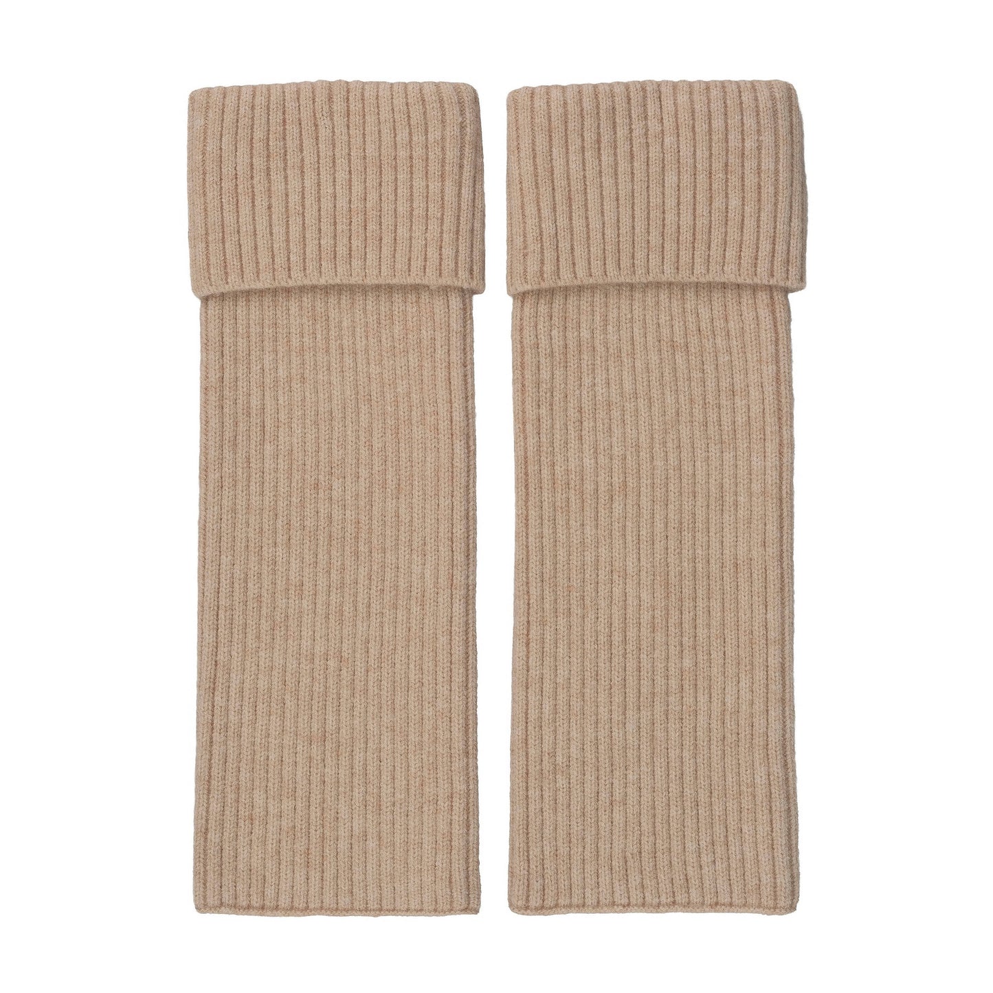 C.C Solid Color Vertical Rib Knit Pattern Leg Warmers
