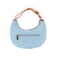 Studded Crescent Shoulder Bag with Adjustable Top Handle - Shoulder Bag