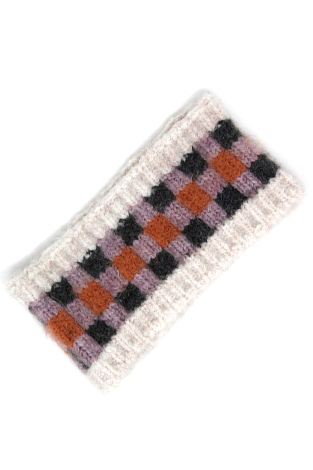 Lavender Add a pop of color to your everyday look with this vibrant Multi Color Tile Print Headband. Crafted from soft, comfortable 100% acrylic, it features a bold geometric tile pattern that complements any outfit. The generous 3.9" x 7.8" size ensures a secure, flattering fit for all head sizes. Perfect for workouts, casual outings, or keeping hair in place throughout the day. Lightweight and easy to care for, this versatile accessory is a must-have for your collection.