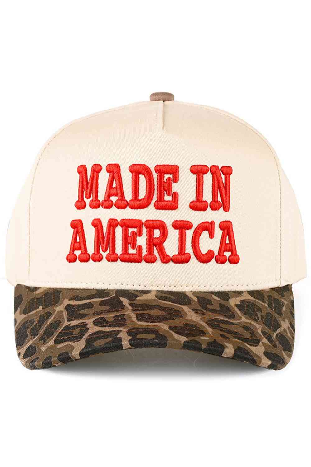 Leopard Classic trucker style meets bold statement with this C.C MADE IN AMERICA cap. Featuring embroidered lettering accented with a striking leopard print bill, this snapback delivers effortless attitude. Crafted from 100% cotton for breathable comfort all day long. One size fits most with an adjustable snapback closure. Perfect for casual outings, road trips, or everyday wear.