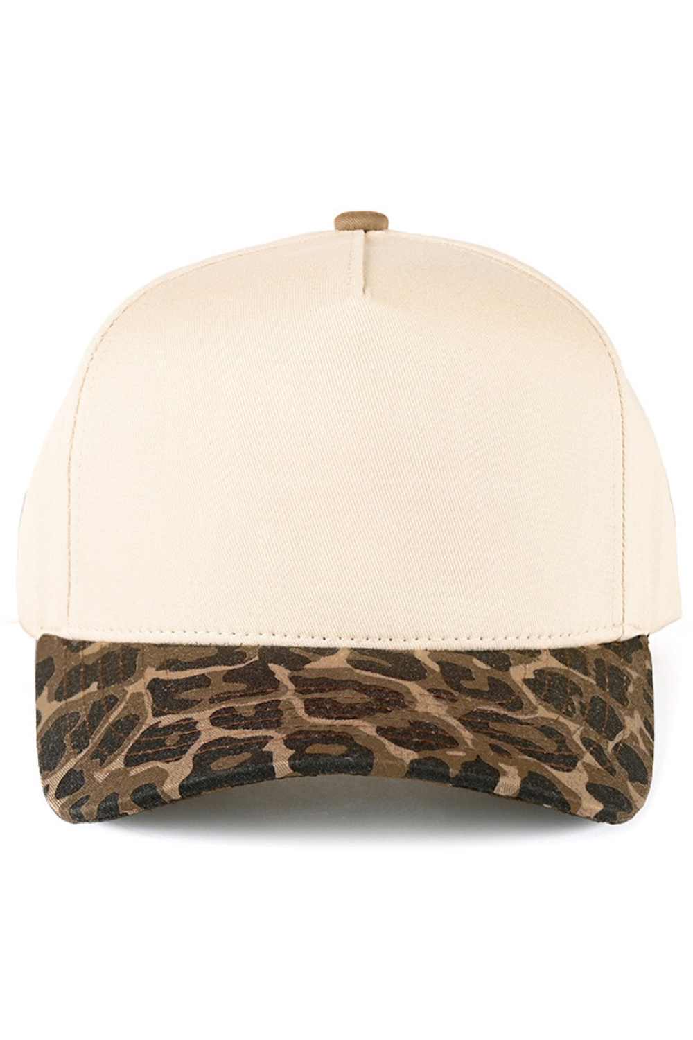 The C.C Two Tone Canvas Trucker Leopard Cap features a durable canvas front with breathable mesh backing for all-day comfort. Finished with a structured fit and adjustable snapback.