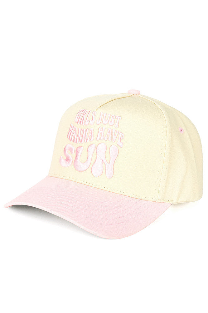 Keep your look playful and sun-ready with the C.C Girls Just Wanna Have Sun Cotton Baseball Cap, made for easy, everyday styling. Crafted from breathable cotton with an adjustable fit, it’s perfect for sunny outings, casual days, and adding a fun, carefree touch to any outfit.