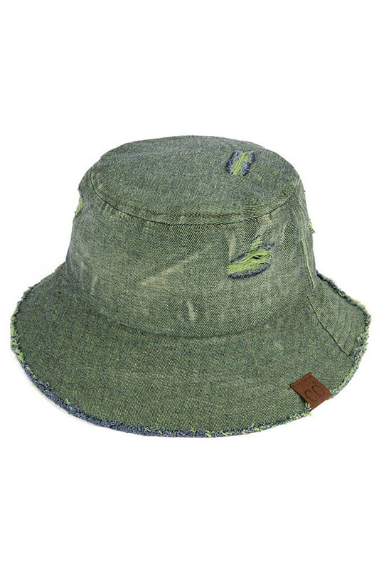 Lime C.C. Stone Washed Denim Bucket Hat provides sun protection while also adding a stylish touch to any outfit. Made with high-quality stone-washed denim, this hat is durable and comfortable to wear. Perfect for any outdoor activity or for simply running errands, it is a must-have for any fashion-forward individual.