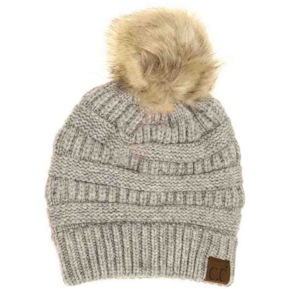 Lt.GreyMix Mixed Soft Yarn Natural Pom Beanie features a high-quality blend of yarns that ensures exceptional softness and durability. Its natural hues provide a versatile, understated look, while the plush pom adds a refined finishing touch. Engineered for warmth without bulk, this beanie is an expert choice for those seeking both comfort and classic style in cooler weather. 