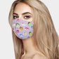 Madeline Love Lavender Easter Egg Print Fashion Mask - Jewelry