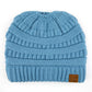 C.C Solid Color Beanie Tail Hat